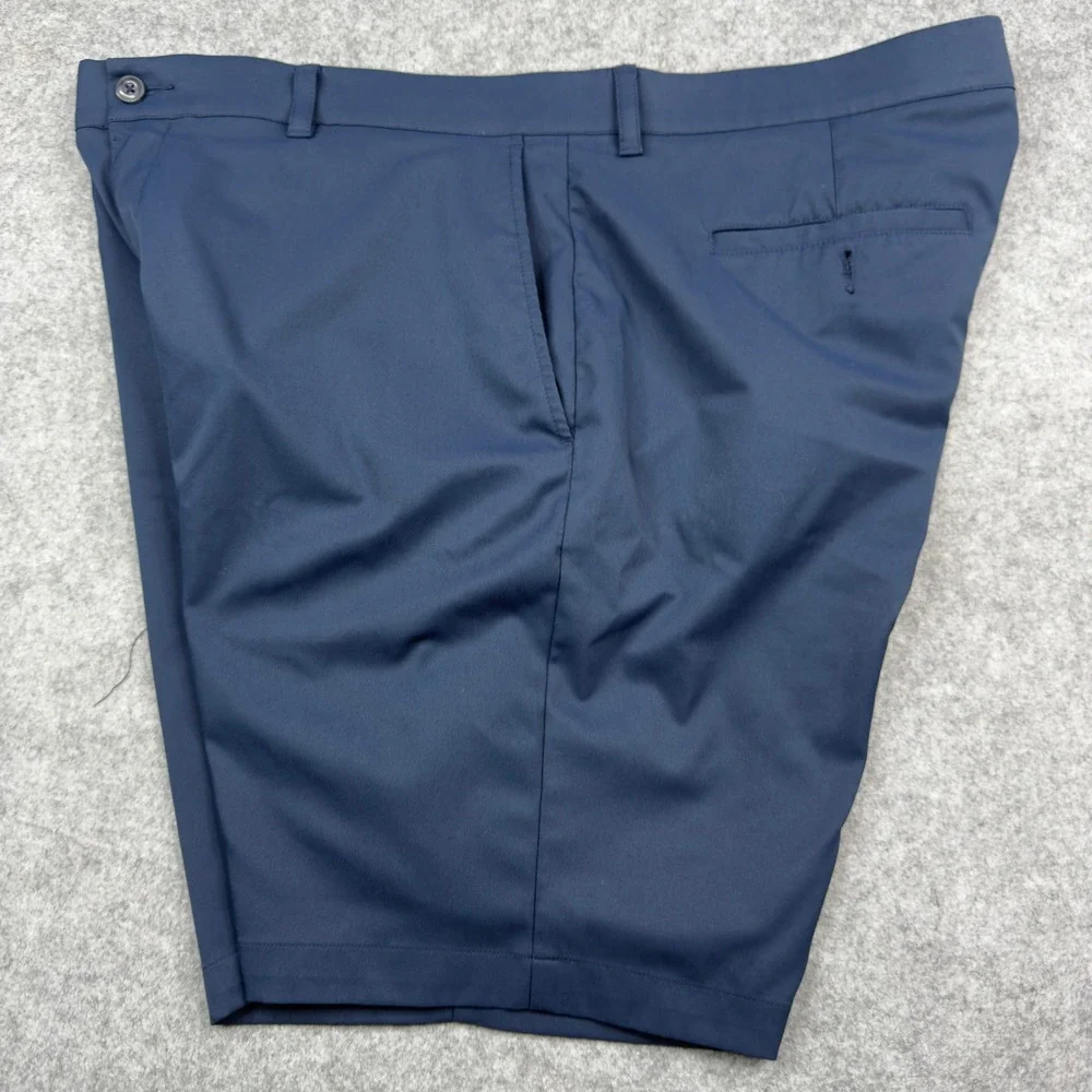 Perry‎ Ellis Portfolio Mens Navy Blue Performance Golf Shorts Size 38 DS884